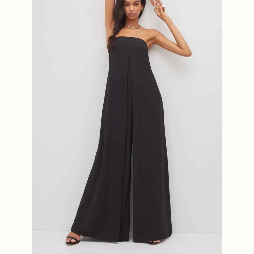 💗Hutch strapless wide leg jumpsuit - Picture 3 of 8